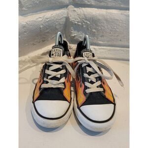Converse One Star classic low top Flames Shoes junior size 3